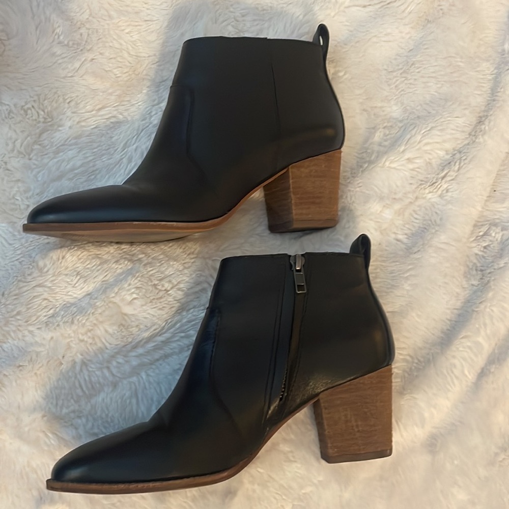 Madewell The Brenner Boot in Black Leather size 8 - Picture 7 of 11